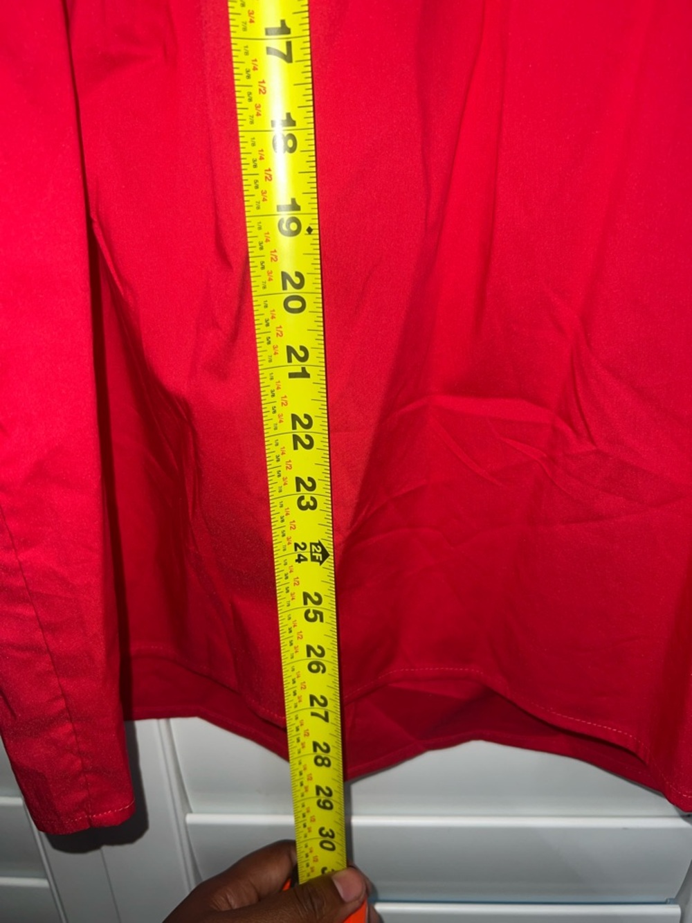 Marc New York Womens Bright Red Ruffle Sleeve Smocked Top 2XL - Picture 7 of 8